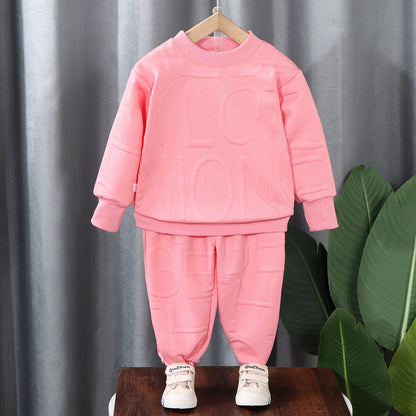 A Children's two-piece sweatshirt set