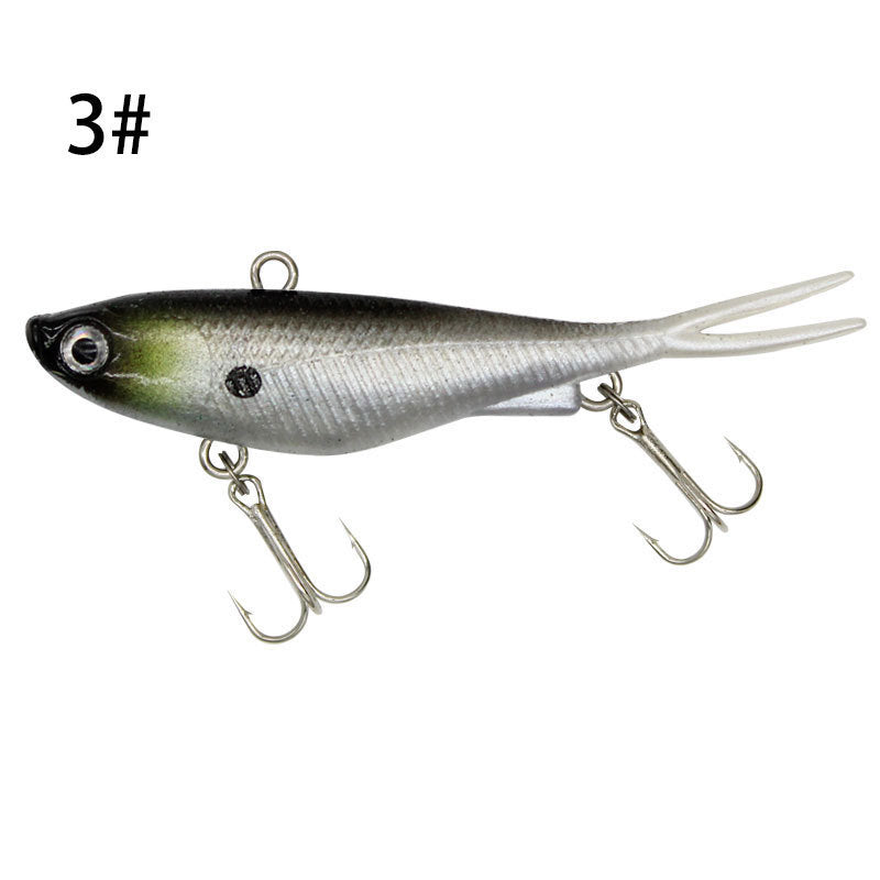 A soft lure fork tail bag lead fish simulation bait 21g