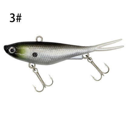 A soft lure fork tail bag lead fish simulation bait 21g