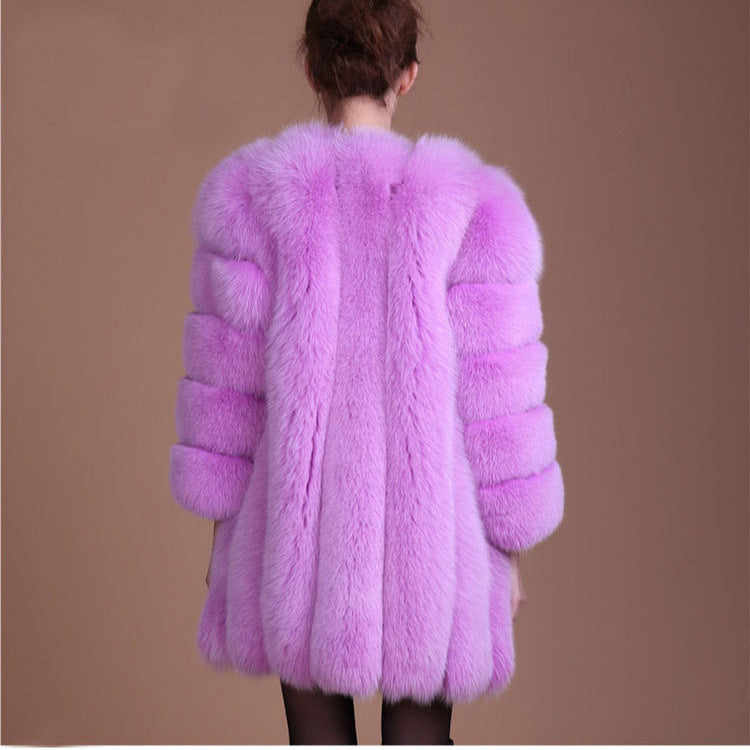 A faux fur jacket