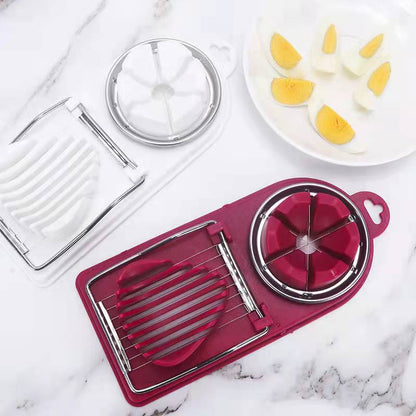 A multifunctional egg cutter slicing tool