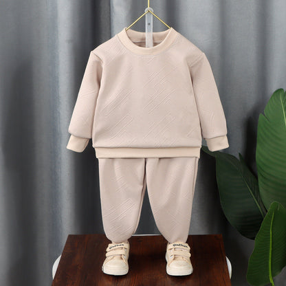 A Children's two-piece sweatshirt set