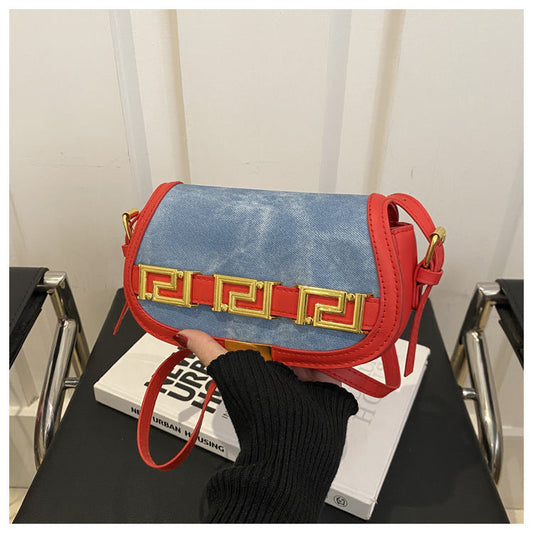 A saddle bag women's bag