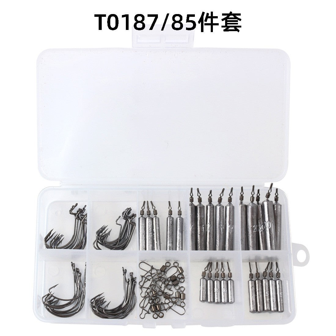 A inverted fishing lead pendant primary color set