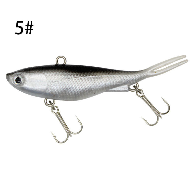 A soft lure fork tail bag lead fish simulation bait 21g