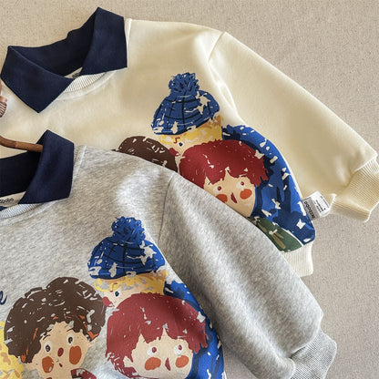 A children's long-sleeved top