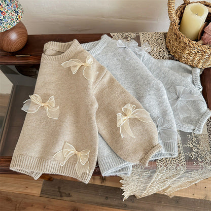A children's knitted sweater