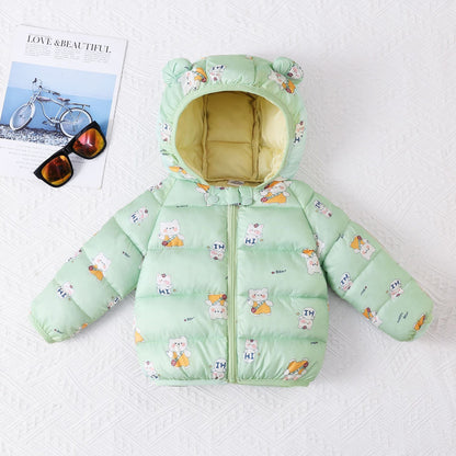 A Children's warm jacket