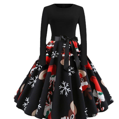 A christmas floral dress