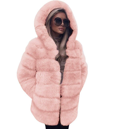 A faux fur jacket