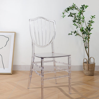 A crystal chair transparent wedding banquet high value chair hotel restaurant wedding chair anti-dirty durable chair