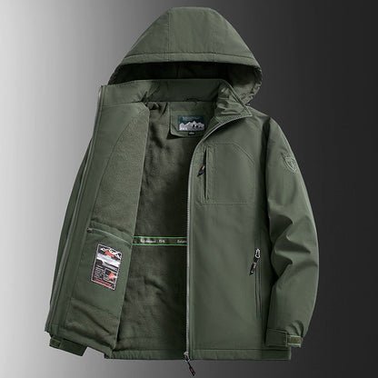 A men's fleece jacket