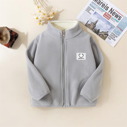 A Children's fleece warm jacket