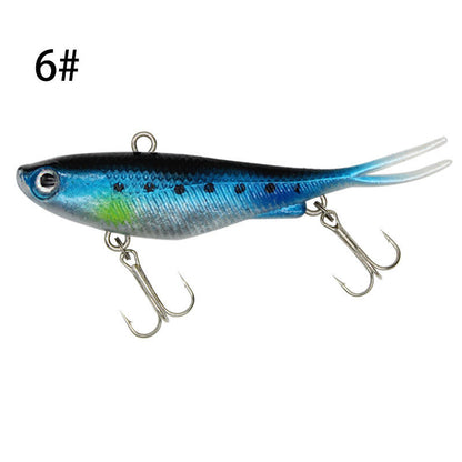 A soft lure fork tail bag lead fish simulation bait 21g