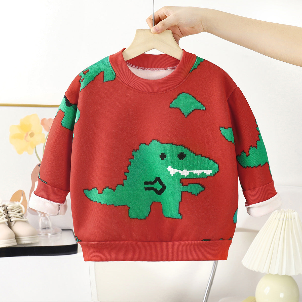 A children's long-sleeved top