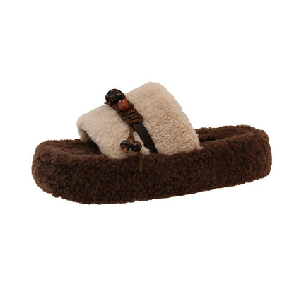 A plush slipper