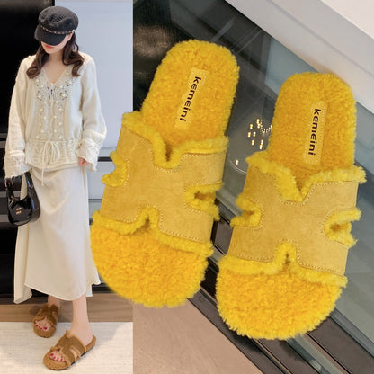 A plush slipper-winter