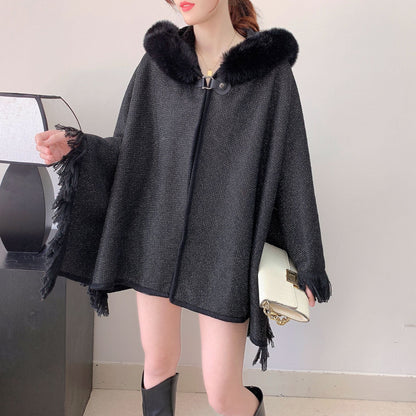 A faux fur jacket