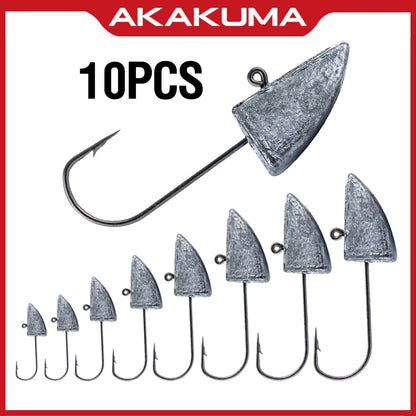 A fishing hook anti-hanging bottom fish hook, tumbler microscopic lead hook