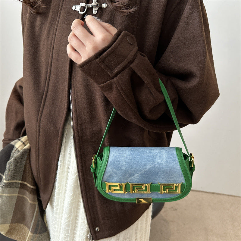 A saddle bag women's bag