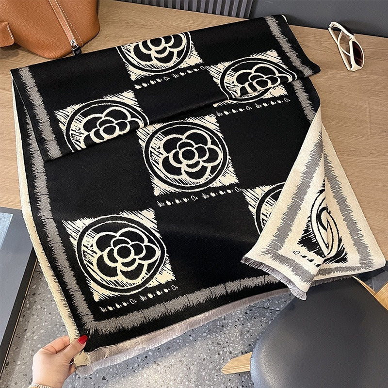 A scarf a warm shawl