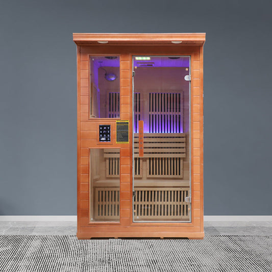 A steam room solid wood carbon crystal plate far infrared light wave