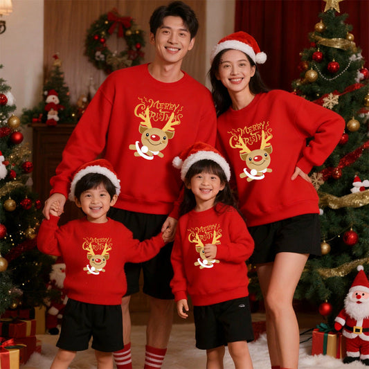 A children's adult parent-child sweater