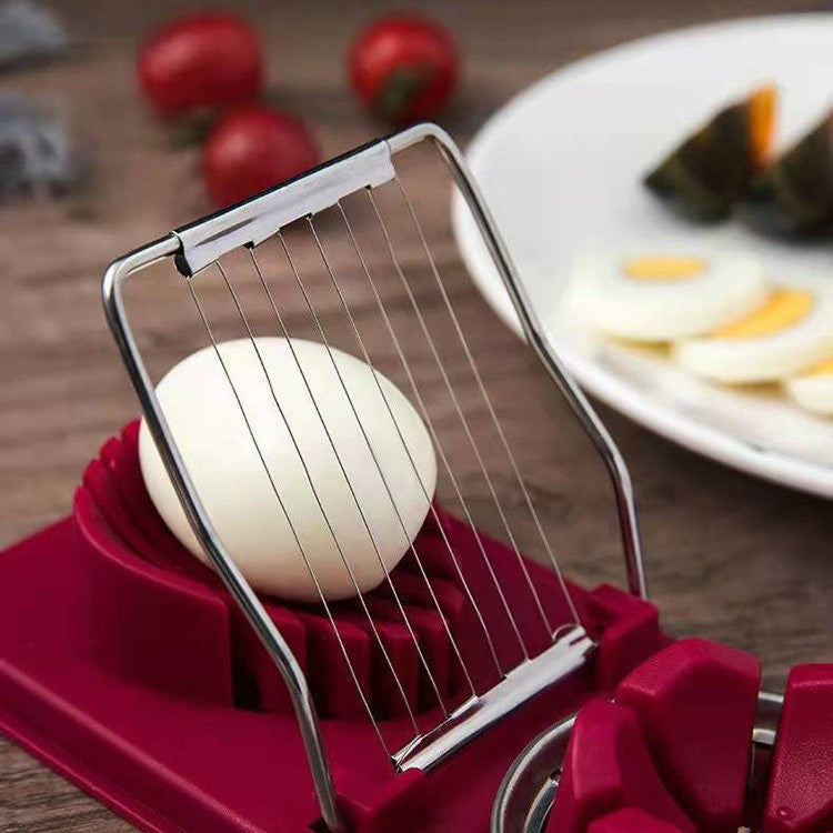 A multifunctional egg cutter slicing tool