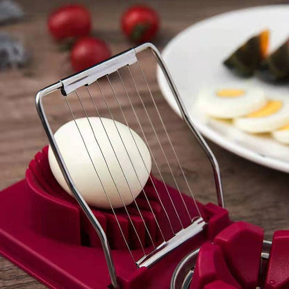 A multifunctional egg cutter slicing tool