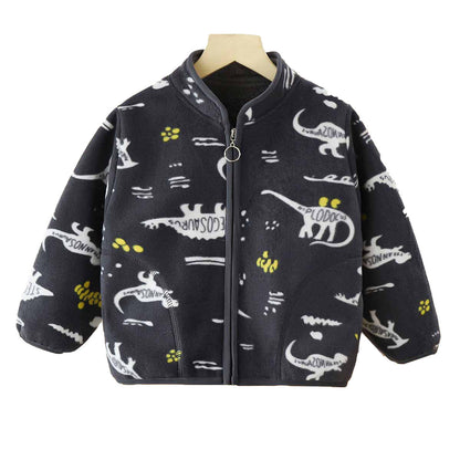 A children's warm fleece jacket for winter