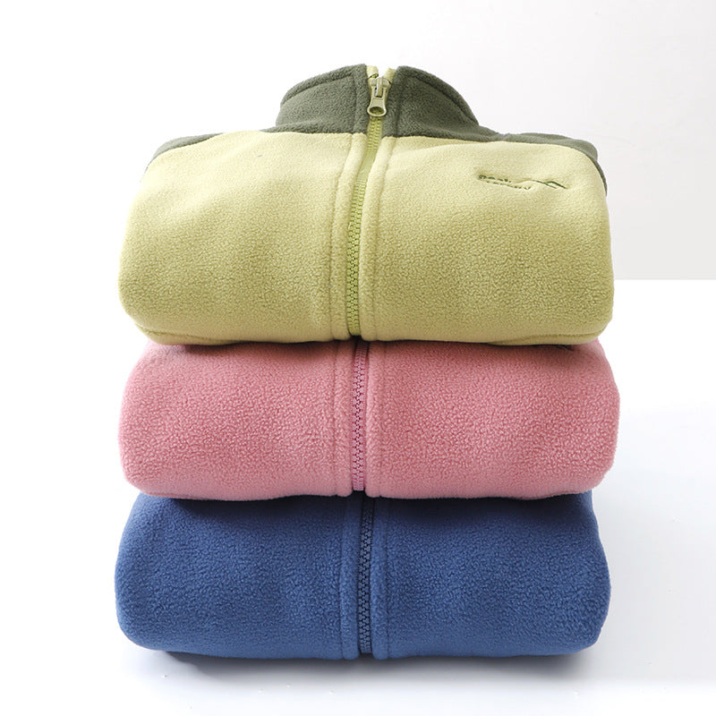 A Children's fleece warm jacket