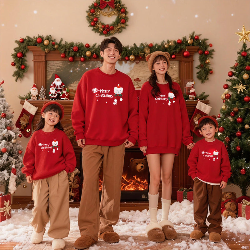 A children's adult parent-child sweater