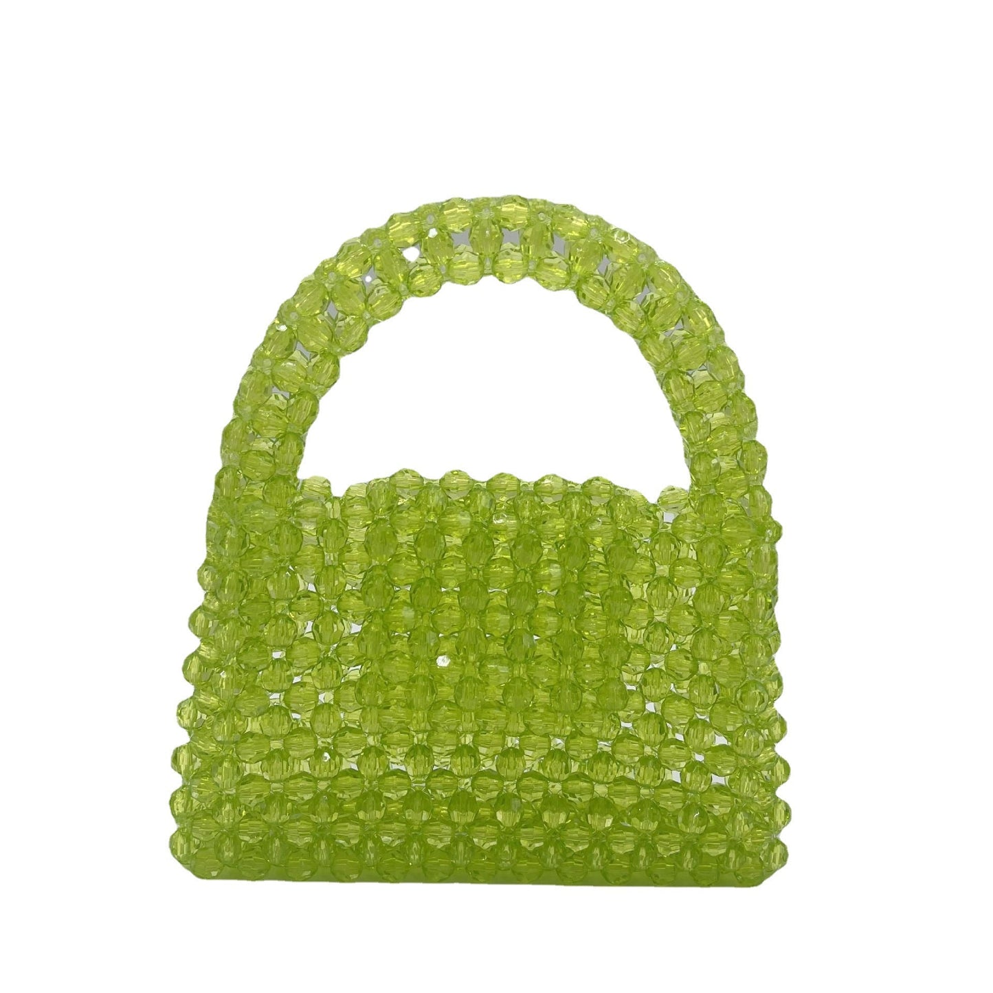 A niche design bag women's summer high-value girlfriends with the same multi-color cut beaded bag handmade DIY handbag