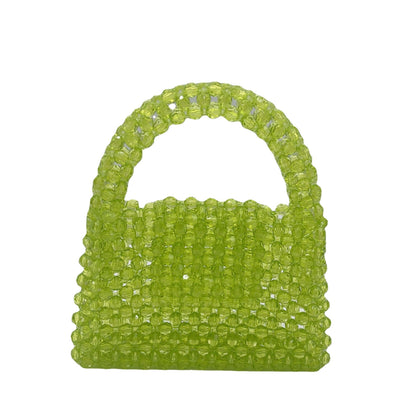 A niche design bag women's summer high-value girlfriends with the same multi-color cut beaded bag handmade DIY handbag