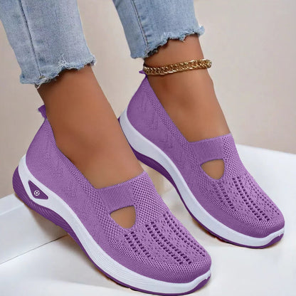 A shoes summer breathable sandals non-slip soft-soled elderly shoes women's casual shoes middle-aged and elderly walking shoes