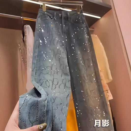 A pair of hot diamond jeans