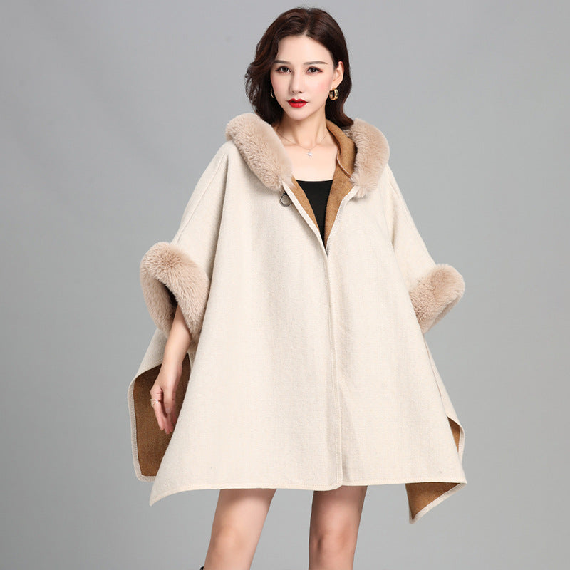 A cape  coat