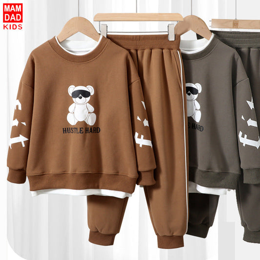 A children's suit sweater