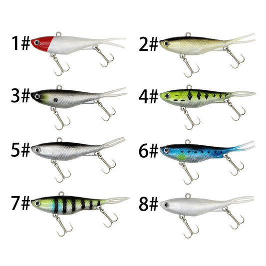 A soft lure fork tail bag lead fish simulation bait 21g