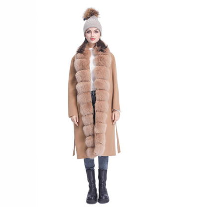 A double-sided woolen coat