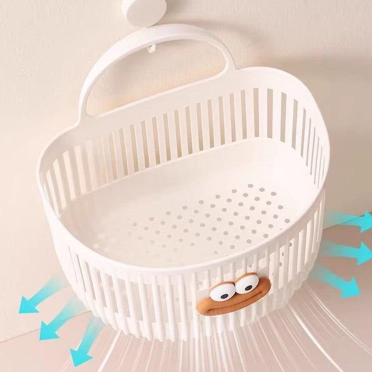 A storage basket hanging basket