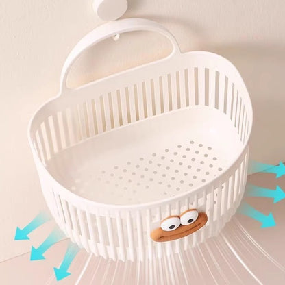 A storage basket hanging basket