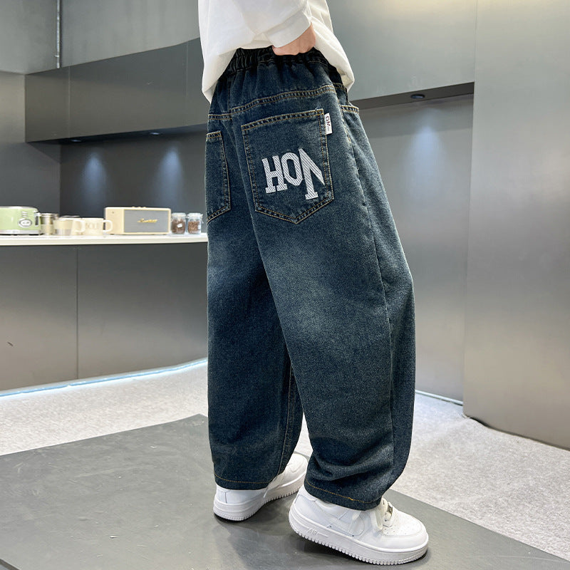 A children's pants jeans