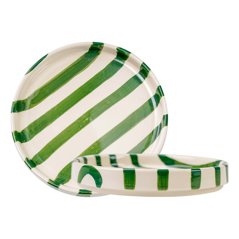 A ceramic disc stripes