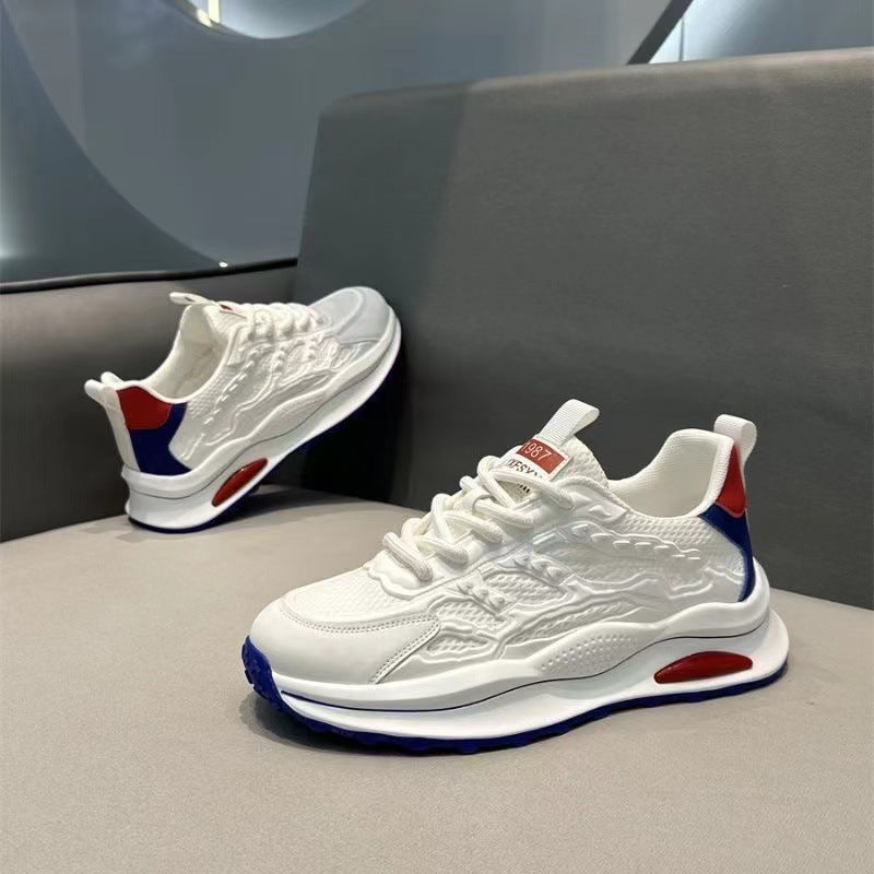 A men's shoes summer new platform sports casual running dad shoes breathable mesh shoes