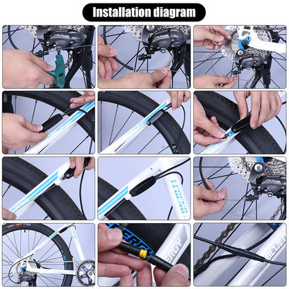 A Bafang central motor metal shift power-off sensor one drag two brake separation line long modified accessories