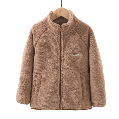 A Children's fleece warm jacket