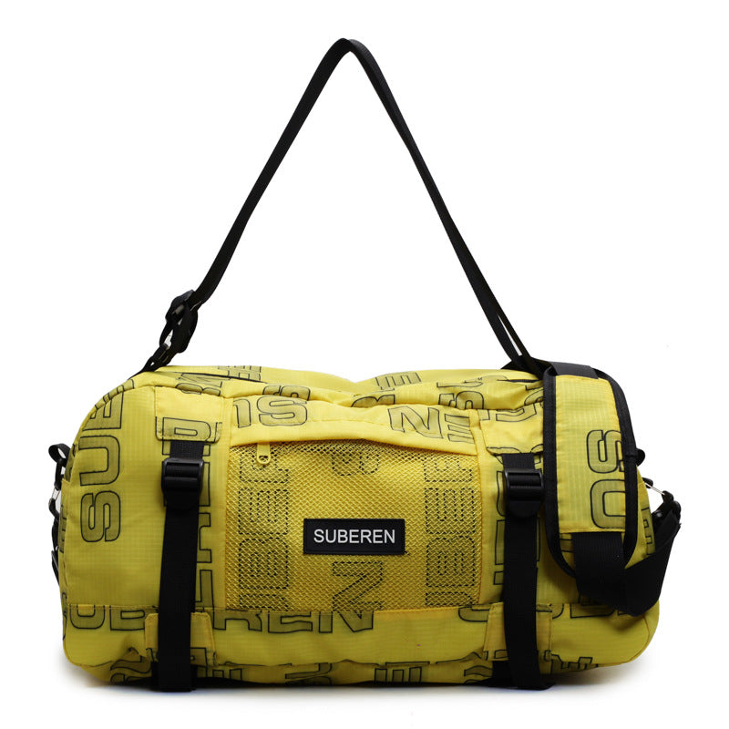A printed large capacity bag