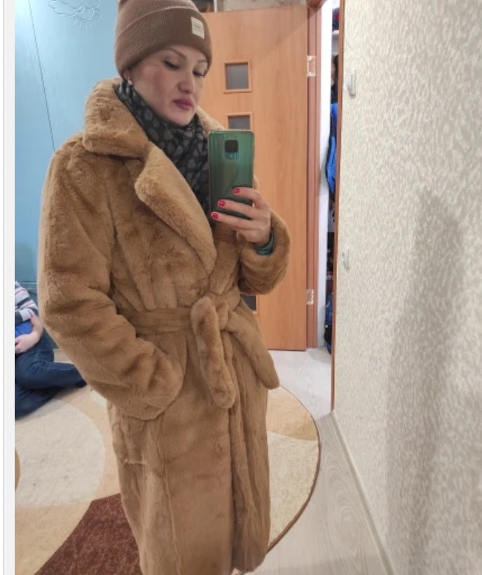 A faux fur jacket