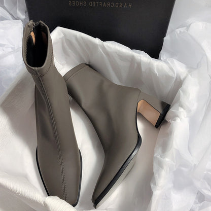 A Ladies' High Heel Boots